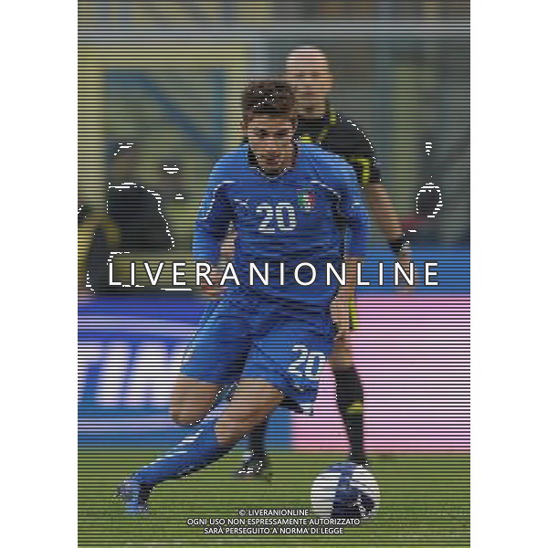 Gara Amichevole Nazionali Under 21 Fermo - 17.11.2010 Italia-Turchia Nella Foto:Fabio BORINI /Ph.Vitez-Ag. Aldo Liverani