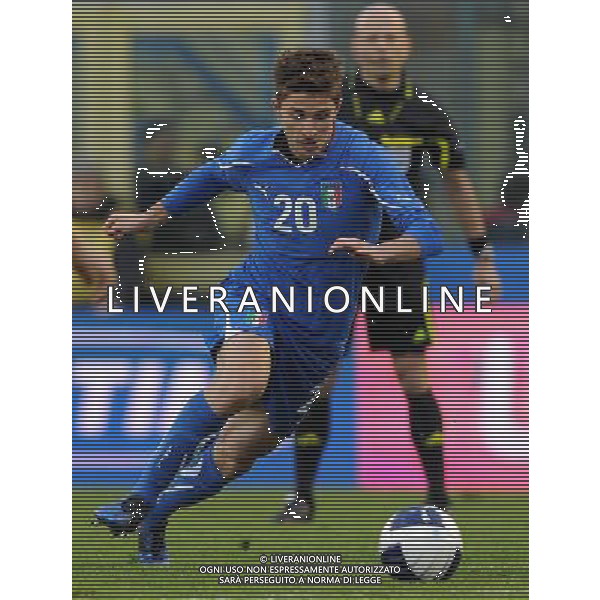 Gara Amichevole Nazionali Under 21 Fermo - 17.11.2010 Italia-Turchia Nella Foto:Fabio BORINI /Ph.Vitez-Ag. Aldo Liverani