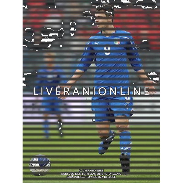 Gara Amichevole Nazionali Under 21 Fermo - 17.11.2010 Italia-Turchia Nella Foto:Mattia DESTRO /Ph.Vitez-Ag. Aldo Liverani