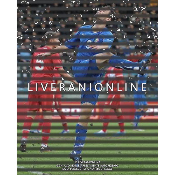 Gara Amichevole Nazionali Under 21 Fermo - 17.11.2010 Italia-Turchia Nella Foto:Mattia DESTRO /Ph.Vitez-Ag. Aldo Liverani