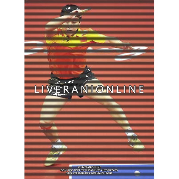 (101118) -- GUANGZHOU, Nov. 18, 2010 () -- Wang Hao of China returns the ball against Noshad Alamiyan of Iran during the 1/8 Final of men\'s singles of table tennis at the 16th Asian Games in Guangzhou, south China\'s Guangdong Province, Nov. 18, 2010. Wang Hao advanced to the quarterfinal with 4-0. (/Xu Jiajun)(wll) ©photoshot/Agenzia Aldo Liverani Sas - ITALY ONLY - CINA: 16mi Giochi Asiatici di Guangzhou