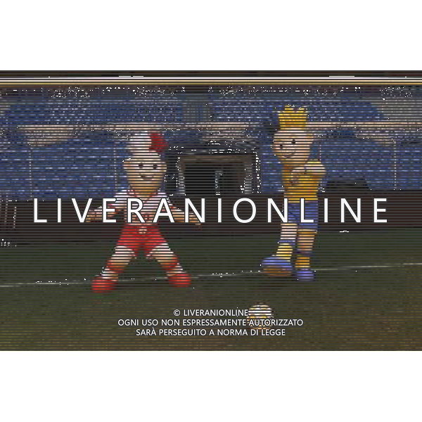 LE MASCOTTE DEI CAMPIONATI EUROPEI DI CALCIO 2012 CHE SI TERRANNO IN POLONIA ED UCRAINA FOTO KATARZYNA PLEWCZYNSKA/CYFRASPORT/NEWSPIX.PL - AG. ALDO LIVERANI SAS ITALY ONLY 