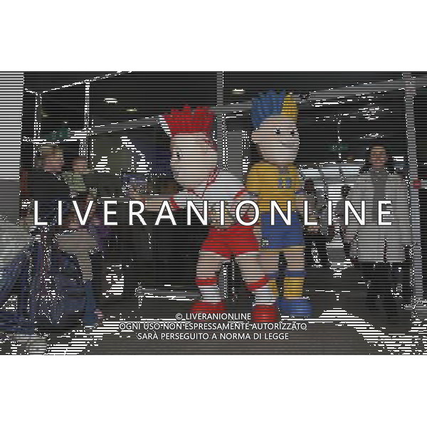 LE MASCOTTE DEI CAMPIONATI EUROPEI DI CALCIO 2012 CHE SI TERRANNO IN POLONIA ED UCRAINA FOTO KATARZYNA PLEWCZYNSKA/CYFRASPORT/NEWSPIX.PL - AG. ALDO LIVERANI SAS ITALY ONLY 