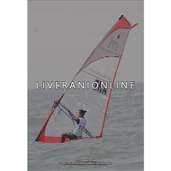 (101120) -- SHANWEI, Nov. 20, 2010 () -- Napalai Tansai of Thailand competes during the women\'s Mistral race of sailing competition at the 16th Asian Games in Shanwei, south China\'s Guangdong Province, Nov. 20, 2010. Napalai Tansai ranked 3rd after 12 rounds. (/Zhu Zheng) ©photoshot/Agenzia Aldo Liverani Sas - ITALY ONLY - CINA: 16mi Giochi Asiatici