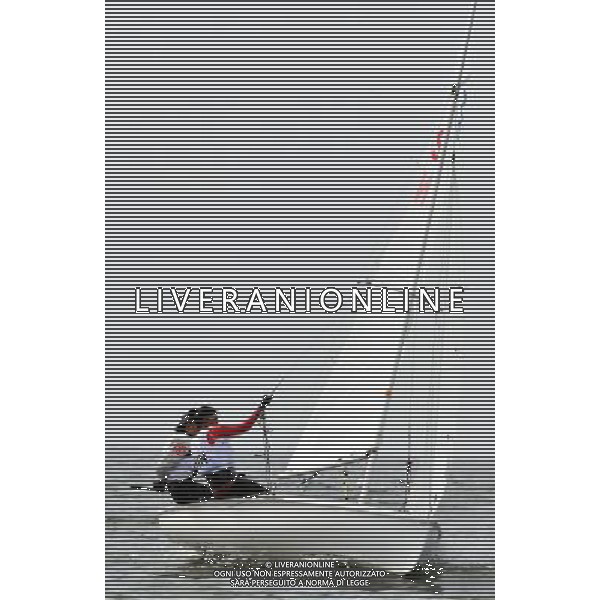 (101120) -- SHANWEI, Nov. 20, 2010 () -- Lee Qing Rachel and Low Rui Qi Cecilia of Singapore compete during the women\'s Double Handed Dinghy 420 race of sailing competition at the 16th Asian Games in Shanwei, south China\'s Guangdong Province, Nov. 20, 2010. Lee Qing Rachel and Low Rui Qi Cecilia ranked 1st after 12 rounds. ©photoshot/Agenzia Aldo Liverani Sas - ITALY ONLY - CINA: 16mi Giochi Asiatici