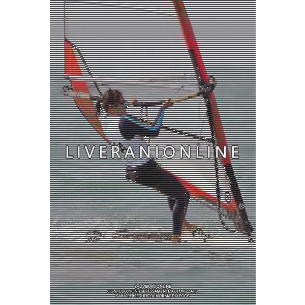 (101120) -- SHANWEI, Nov. 20, 2010 () -- Sarocha Prumprai of Thailand competes during the women\'s RS:X race of sailing competition at the 16th Asian Games in Shanwei, south China\'s Guangdong Province, Nov. 20, 2010. Sarocha Prumprai ranked 3rd after 12 rounds. (/Zhu Zheng) ©photoshot/Agenzia Aldo Liverani Sas - ITALY ONLY - CINA: 16mi Giochi Asiatici