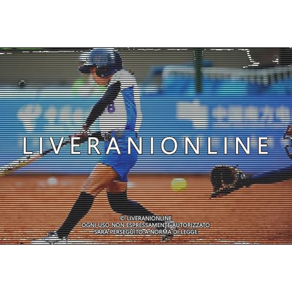 (101120) -- GUANGZHOU, Nov. 20, 2010 () -- Esmeralda Tayag of the Philippines competes during the women\'s preliminary of softball competition against Chinese Taipei at the 16th Asian Games in Guangzhou, south China\'s Guangdong Province, Nov. 20, 2010. Chinese Taipei won 9-2. (/Wu Xiaoling) ©photoshot/Agenzia Aldo Liverani Sas - ITALY ONLY - CINA: 16mi Giochi Asiatici
