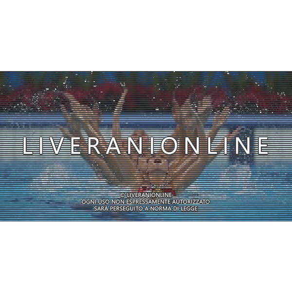 (101120) -- FOSHAN, Nov. 20, 2010 () -- Team Thailand perform during the women\'s synchronised swimming team free routine final at the 16th Asian Games in Foshan, south China\'s Guangdong Province, Nov. 20, 2010. Thailand ranked 4th with 140.125 points. (/Fei Maohua) ©photoshot/Agenzia Aldo Liverani Sas - ITALY ONLY - CINA: 16mi Giochi Asiatici