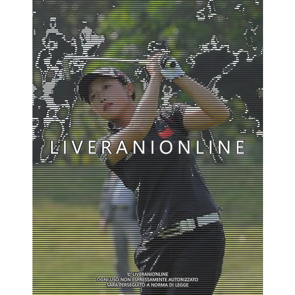 (101120) -- GUANGZHOU, Nov. 20, 2010 () -- Li Jiayun of China competes during the women\'s team of golf competition at the 16th Asian Games in Guangzhou, south China\'s Guangdong Province, Nov. 20, 2010. China won the silver of the event with 571 scores. (/Yang Shiyao) ©photoshot/Agenzia Aldo Liverani Sas - ITALY ONLY - CINA: 16mi Giochi Asiatici