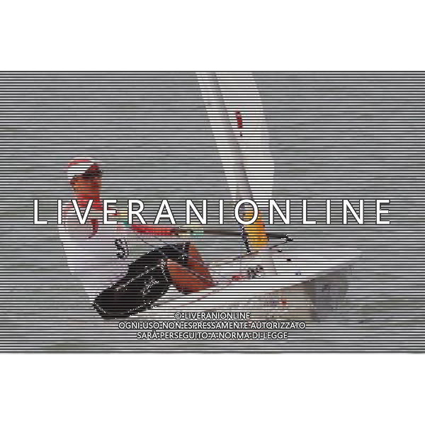 (101120) -- SHANWEI, Nov. 20, 2010 () -- Singapore\'s Cheng Xinru Colin competes during the men\'s Laser race of sailing competition at the 16th Asian Games in Shanwei, south China\'s Guangdong Province, Nov. 20, 2010. Singapore\'s Cheng Xinru Colin won the silver of the event after 12 rounds. (/Zhu Zheng) ©photoshot/Agenzia Aldo Liverani Sas - ITALY ONLY - CINA: 16mi Giochi Asiatici