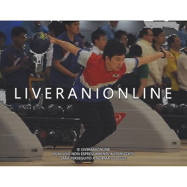 (101122) -- GUANGZHOU, Nov. 22, 2010 () -- Yong Kyu Choi of South Korea competes during the men\'s team of five block competition of Bowling at the 16th Asian Games in Guangzhou, south China\'s Guangdong Province, Nov. 22, 2010. South Korean team won the gold medal of the event with a total of 6654 points after two rounds. (/Yang Lei) ©photoshot/Agenzia Aldo Liverani Sas - ITALY ONLY - CINA: 16mi Giochi Asiatici