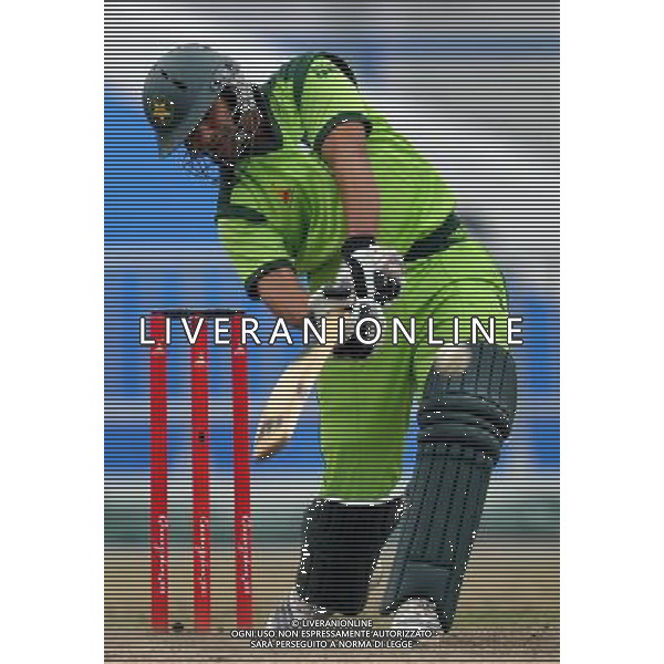 (101122) -- GUANGZHOU, Nov. 22, 2010 () -- Pakistan\'s Khalid Latif hits the ball during the men\'s quarterfinal of cricket against China at the 16th Asian Games in Guangzhou, south China\'s Guangdong Province, Nov. 22, 2010. Pakistan won the match 183-55 and entered the semifinal of the event. (/Liu Dawei) ©photoshot/Agenzia Aldo Liverani Sas - ITALY ONLY - CINA: 16mi Giochi Asiatici