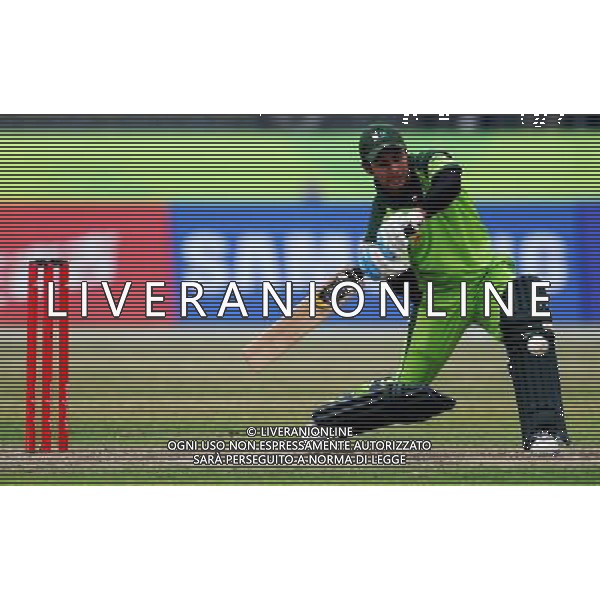 (101122) -- GUANGZHOU, Nov. 22, 2010 () -- Pakistan\'s Muhammad Azeem Ghumman hits the ball during the men\'s quarterfinal of cricket against China at the 16th Asian Games in Guangzhou, south China\'s Guangdong Province, Nov. 22, 2010. Pakistan won the match 183-55 and entered the semifinal of the event. (/Wang Ye) ©photoshot/Agenzia Aldo Liverani Sas - ITALY ONLY - CINA: 16mi Giochi Asiatici