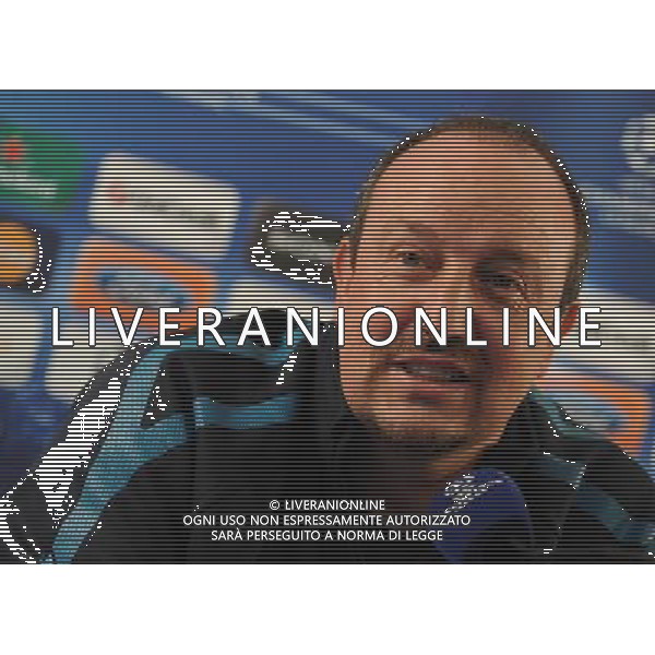 APPIANO GENTILE (CO) 23/11/2010 CONFERENZA STAMPA DELL\' INTER IN VISTA DELLA SFIDA DI CHAMPIONS LEAGUE INTER-TWENTE NELLA FOTO RAFAEL BENITEZ FOTO ROMANO/AG ALDO LIVERANI