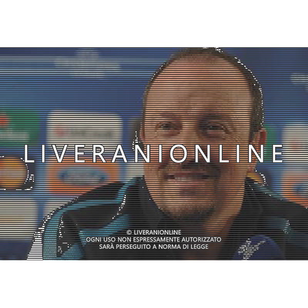 APPIANO GENTILE (CO) 23/11/2010 CONFERENZA STAMPA DELL\' INTER IN VISTA DELLA SFIDA DI CHAMPIONS LEAGUE INTER-TWENTE NELLA FOTO RAFAEL BENITEZ FOTO ROMANO/AG ALDO LIVERANI