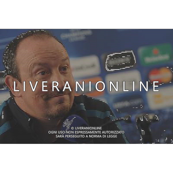 APPIANO GENTILE (CO) 23/11/2010 CONFERENZA STAMPA DELL\' INTER IN VISTA DELLA SFIDA DI CHAMPIONS LEAGUE INTER-TWENTE NELLA FOTO RAFAEL BENITEZ FOTO ROMANO/AG ALDO LIVERANI