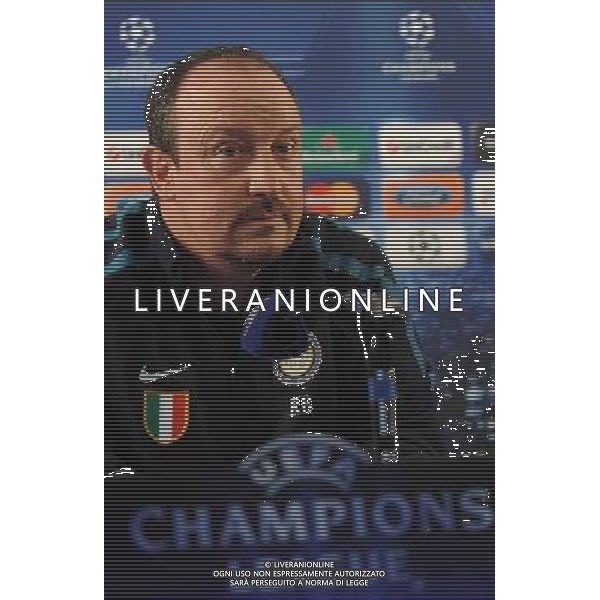 APPIANO GENTILE (CO) 23/11/2010 CONFERENZA STAMPA DELL\' INTER IN VISTA DELLA SFIDA DI CHAMPIONS LEAGUE INTER-TWENTE NELLA FOTO RAFAEL BENITEZ FOTO ROMANO/AG ALDO LIVERANI