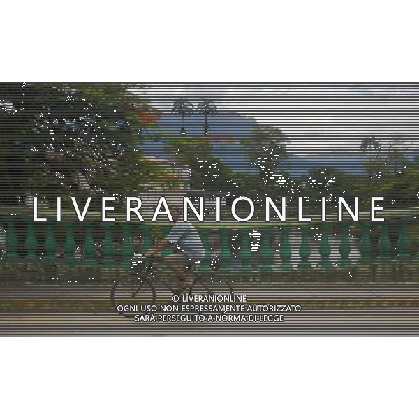 A man cycles over a bridge in the southern Brazilian town of Morretes in the state of Paranà © Ed Stocker - Photoshot - Ag. Aldo Liverani sas ITALY ONLY VIAGGIO - VIAGGIARE - REPORTAGE BRASILE