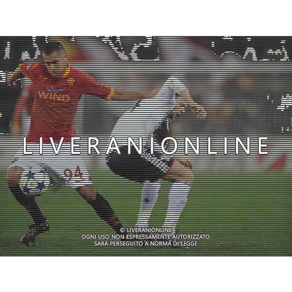 Roma - 23/11/2010 - Stadio Olimpico - Uefa Champions League 2010-2011 - Fase a gironi - Gruppo E - Roma vs Bayern - nella foto: menez e tymoshchuk © Fabrizio Corradetti - ag.Aldo Liverani sas