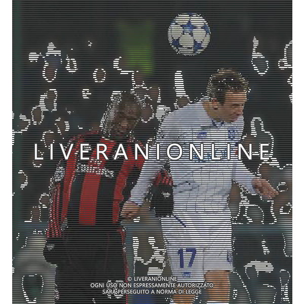 UEFA Champions League 2010/2011 Gruppo G Auxerre (Francia) - 23.11.2010 Auxerre-Milan Nella Foto:pedretti seedorf /Ph.Vitez-Ag. Aldo Liverani