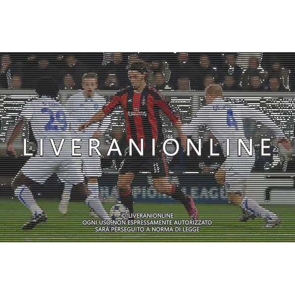 UEFA Champions League 2010/2011 Gruppo G Auxerre (Francia) - 23.11.2010 Auxerre-Milan Nella Foto:ibrahimovic /Ph.Vitez-Ag. Aldo Liverani