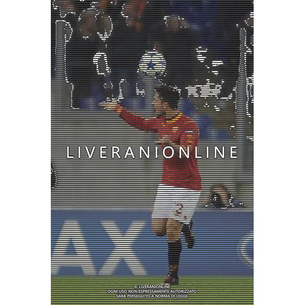 Roma - 23/11/2010 - Stadio Olimpico - Uefa Champions League 2010-2011 - Fase a gironi - Gruppo E - Roma vs Bayern - nella foto: l\'esultanza dopo il gol di marco borriello © Fabrizio Corradetti - ag.Aldo Liverani sas