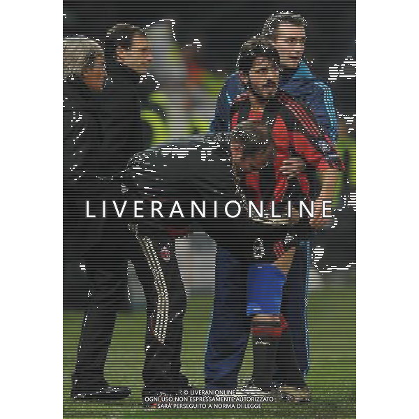 UEFA Champions League 2010/2011 Gruppo G Auxerre (Francia) - 23.11.2010 Auxerre-Milan Nella Foto:infortunio gattuso /Ph.Vitez-Ag. Aldo Liverani