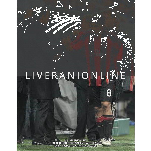 UEFA Champions League 2010/2011 Gruppo G Auxerre (Francia) - 23.11.2010 Auxerre-Milan Nella Foto:gattuso allegri /Ph.Vitez-Ag. Aldo Liverani