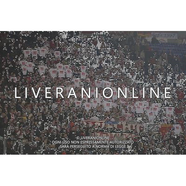 Roma - 23/11/2010 - Stadio Olimpico - Uefa Champions League 2010-2011 - Fase a gironi - Gruppo E - Roma vs Bayern - nella foto: Tifosi del Bayern con le magliette No alla tessera del tifoso © Fabrizio Corradetti - ag.Aldo Liverani sas