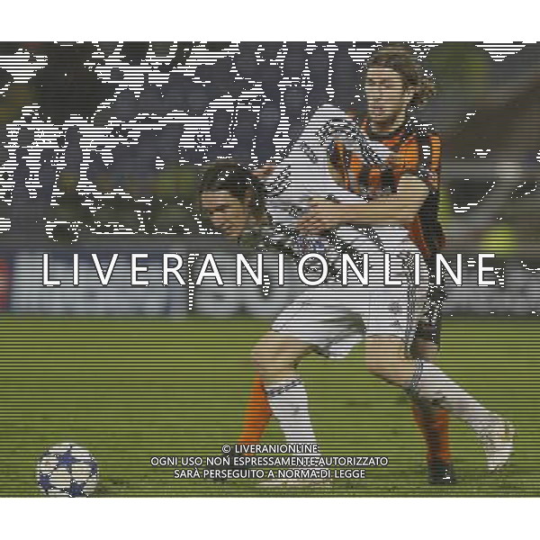BELGRADO ( SERBIA) - COPPA UEFA CHAMPIONS LEAGUE 2010-2001 gruppo H : partita - Partizan Belgrade vs FC Shakhtar Donetsk nella foto: Cleo of Partizan Belgrade - Dmytro Chygrynskiy( FC Shakhtar Donetsk) © Srdjan Stevanovic/Starsportphoto - Newspix.pl - Ag. Aldo Liverani sas ITALY ONLY 