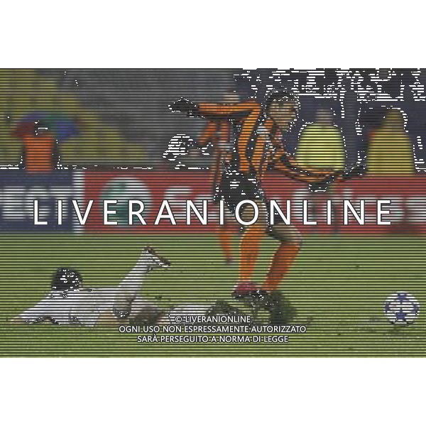 BELGRADO ( SERBIA) - COPPA UEFA CHAMPIONS LEAGUE 2010-2001 gruppo H : partita - Partizan Belgrade vs FC Shakhtar Donetsk nella foto: Milan Smiljanic (Partizan Belgrade) - Douglas Costa of FC Shakhtar Donetsk © Srdjan Stevanovic/Starsportphoto - Newspix.pl - Ag. Aldo Liverani sas ITALY ONLY 