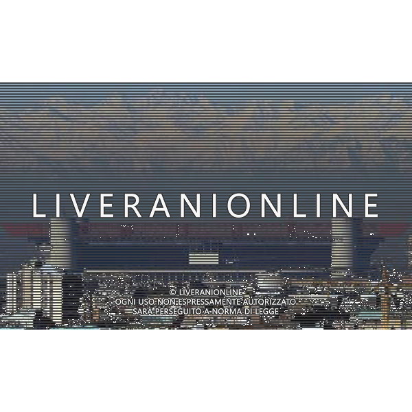 MILANO 24/11/2010 UNA GIORNATA DI SOLE A MILANO NELLA FOTO LO STADIO MEAZZA FOTO ROMANO/AG ALDO LIVERANI