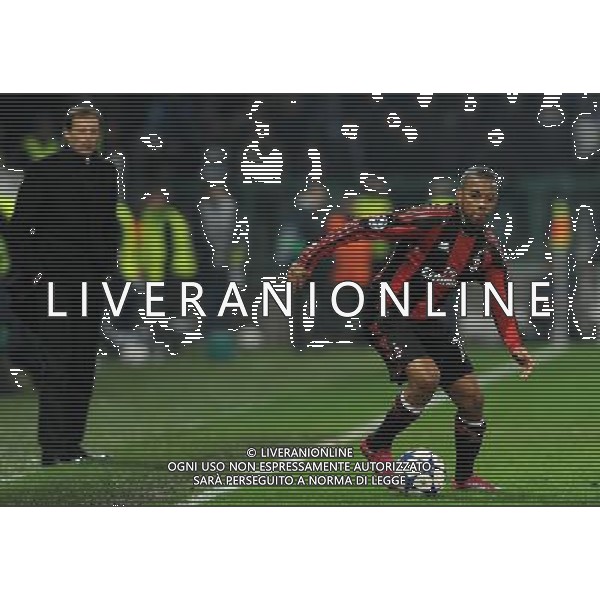 UEFA Champions League 2010/2011 Gruppo G Auxerre (Francia) - 23.11.2010 Auxerre-Milan Nella Foto:ROBINHO-Massimo ALLEGRI /Ph.Vitez-Ag. Aldo Liverani