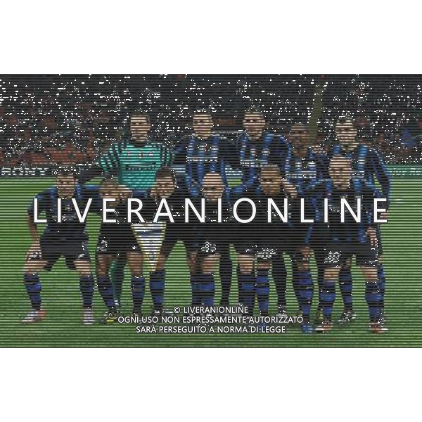 UEFA Champions League 2010/2011 Gruppo A Milano - 24.11.2010 Inter-Twente Nella Foto:inter squadra formazione /Ph.Vitez-Ag. Aldo Liverani
