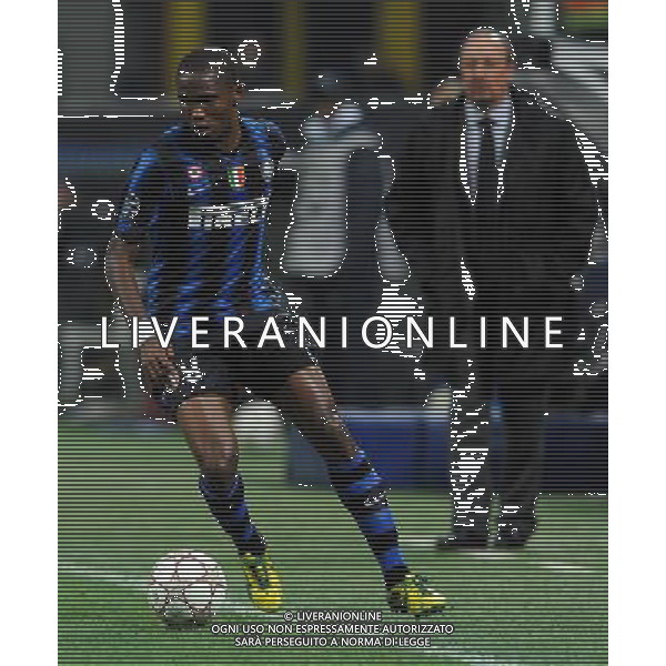 UEFA Champions League 2010/2011 Gruppo A Milano - 24.11.2010 Inter-Twente Nella Foto:eto\'o benitez /Ph.Vitez-Ag. Aldo Liverani