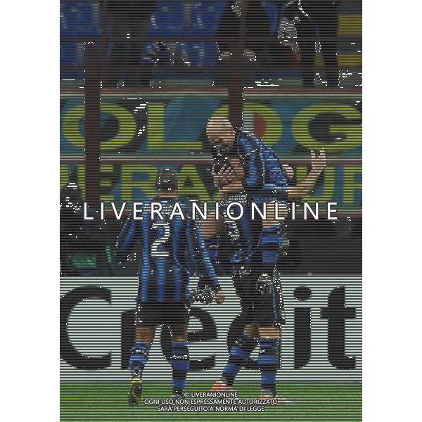 UEFA Champions League 2010/2011 Gruppo A Milano - 24.11.2010 Inter-Twente Nella Foto:cambiasso esulta /Ph.Vitez-Ag. Aldo Liverani