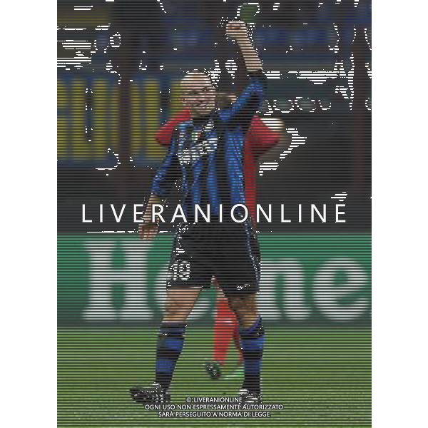 UEFA Champions League 2010/2011 Gruppo A Milano - 24.11.2010 Inter-Twente Nella Foto:cambiasso esulta /Ph.Vitez-Ag. Aldo Liverani