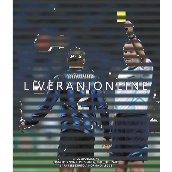 UEFA Champions League 2010/2011 Gruppo A Milano - 24.11.2010 Inter-Twente Nella Foto:cordoba ammonizione /Ph.Vitez-Ag. Aldo Liverani