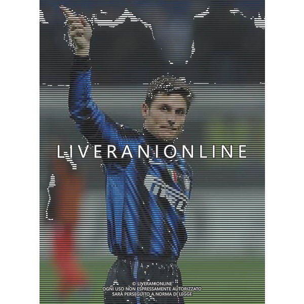UEFA Champions League 2010/2011 Gruppo A Milano - 24.11.2010 Inter-Twente Nella Foto:zanetti esulta a fine partita /Ph.Vitez-Ag. Aldo Liverani