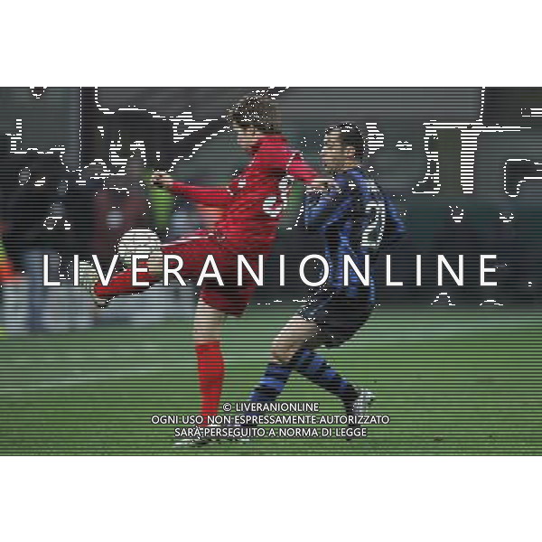 Inter - Twente Champions League 24/11/2010 nella foto pandev e leugers ©Luzzani/Agenzia Aldo Liverani Sas