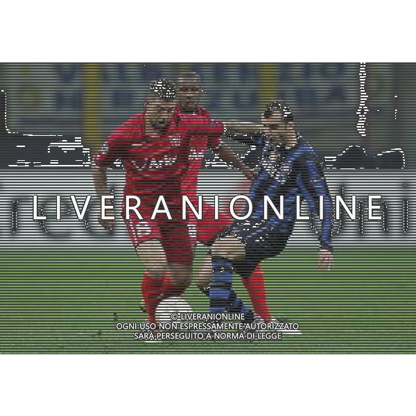 Milano 24-11-2010 Champions League 2010/11 inter-twente 1:0 nella foto theo janssen e goran pandev ph marco luzzani/ag aldo liverani s.a.s.
