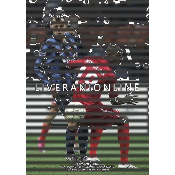 Milano 24-11-2010 Champions League 2010/11 inter-twente 1:0 nella foto goran pandev e douglas ph marco luzzani/ag aldo liverani s.a.s.