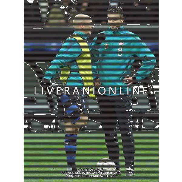 UEFA Champions League 2010/2011 Gruppo A Milano - 24.11.2010 Inter-Twente Nella Foto:THIAGO MOTTA-Esteban CAMBIASSO /Ph.Vitez-Ag. Aldo Liverani