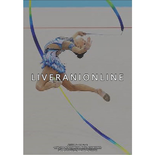 (101126) -- GUANGZHOU, Nov. 26, 2010 () -- Ulyana Trofimova of Uzbekistan performs during the individual all-around event of Rhythmic Gymnastics at the 16th Asian Games in Guangzhou, south China\'s Guangdong Province, Nov. 26, 2010. (/Wang Lei) - Xinhua/Photoshot - Ag. Aldo Liverani sas ITALY ONLY CINA - 16mi GIOCHI ASIATICI 2010: GINNASTICA RITMICA