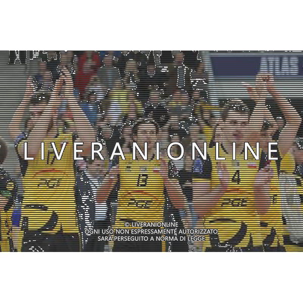 24.11.2010 LODZ- ATLAS ARENA (LODZ, POLAND - ATLAS ARENA) SIATKOWKA MEZCZYZN (MEN\'S VOLLEYBALL), CEV LIGA MISTRZOW MEZCZYZN (CEV VOLLEYBALL CHAMPIONS LEAGUE MEN\'S); GRUPA D (POOL D), MECZ PGE SKRA BELCHATOW - TRENTINO BETCLIC TRENTO (GAME PGE SKRA BELCHATOW - TRENTINO BET CLIC TRENTO) NELLA FOTO SKRA RADOSC, MICHAL WINIARSKI (C) FOTO LUKASZ GROCHALA/ CYFRASPORT/NEWSPIX.PL --- Newspix.pl AG ALDO LIVERANI ONLY ITALY *** Local Caption *** www.newspix.pl mail us: info@newspix.pl call us: 0048 022 23 22 222 --- Polish Picture Agency by Ringier Axel Springer Poland