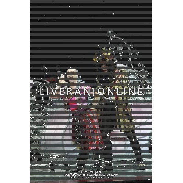 Pictured: Louie Spence and David Hasselhoff First Family Entertainment press launch photocall, PIccadilly Theatre, London, UK. 26/11/2010 Byline: Retna Pictures/Kiera Fyles /PHOTOSHOT/AG ALDO LIVERANI SAS - ITALY ONLY -