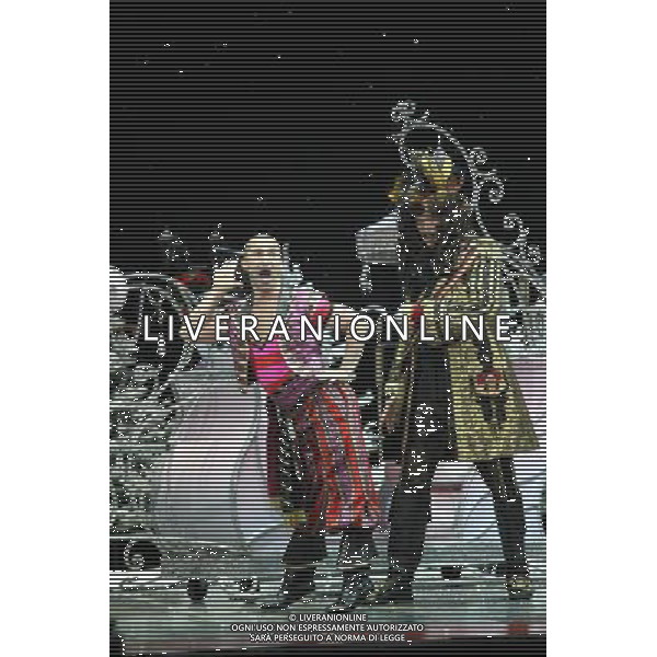 Pictured: Louie Spence and David Hasselhoff First Family Entertainment press launch photocall, PIccadilly Theatre, London, UK. 26/11/2010 Byline: Retna Pictures/Kiera Fyles /PHOTOSHOT/AG ALDO LIVERANI SAS - ITALY ONLY -