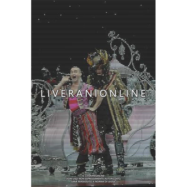 Pictured: Louie Spence and David Hasselhoff First Family Entertainment press launch photocall, PIccadilly Theatre, London, UK. 26/11/2010 Byline: Retna Pictures/Kiera Fyles /PHOTOSHOT/AG ALDO LIVERANI SAS - ITALY ONLY -