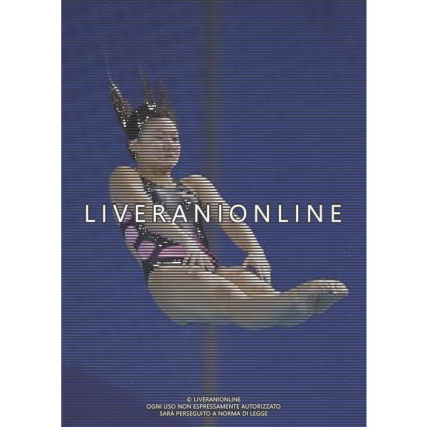 (101126) -- GUANGZHOU, Nov. 26, 2010 () -- China\'s He Zi competes during the women\'s 3m springboard final of Diving event at the 16th Asian Games in Guangzhou, south China\'s Guangdong Province, Nov. 26, 2010. He Zi won the gold medal with 382.00 points. (/Fei Maohua) (wy) - Xinhua/Photoshot - Ag. Aldo Liverani sas ITALY ONLY CINA - 16mi GIOCHI OLIMPICI ASIATICI: NUOTO TUFFI