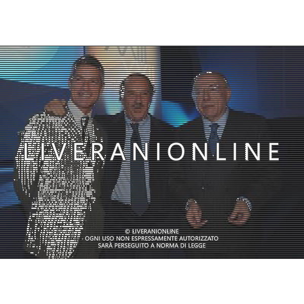 MILANO 29/11/2010 FIERAMILANOCITY LETIO INAGURALIS DI PAOLO SCARONI AL XXIII MASTER DI PUBLITALIA NELLA FOTO GIORGIO RESTELLI, CLEMENTE J MIMUM E FEDELE CONFALONIERI FOTO ROMANO/AG ALDO LIVERANI